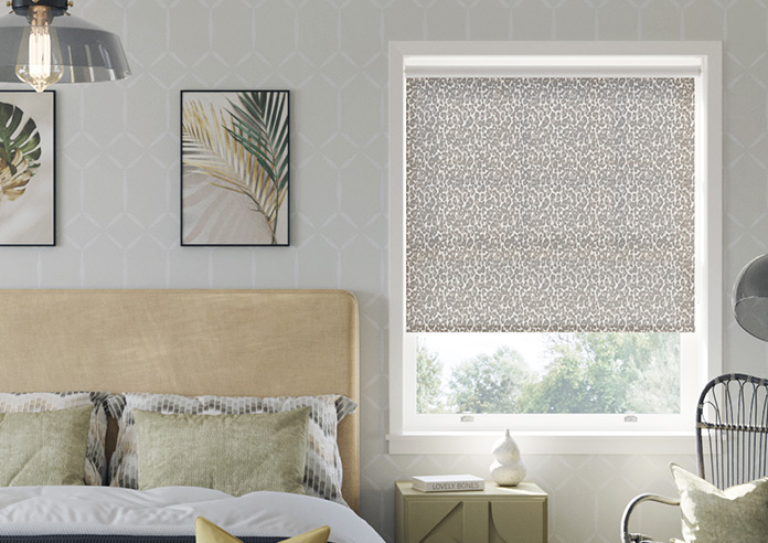 Leopard, Light Taupe Brown - Roller Blind - Image 3